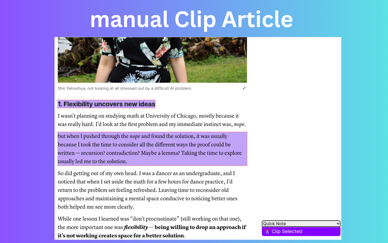 Oneclipper -AI Web剪辑器for OneNote - 截图 3