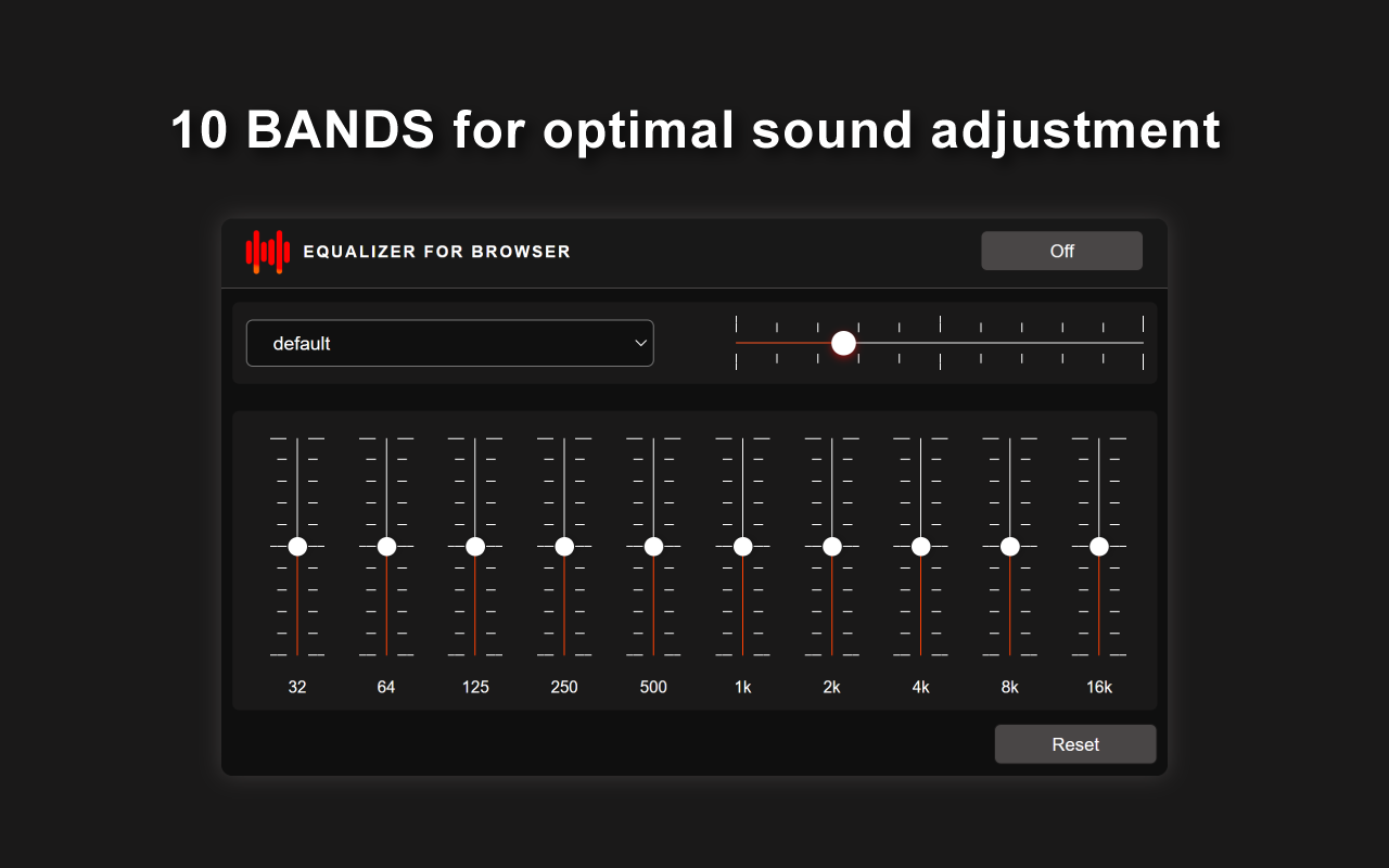 Equalizer for Browser - 截图 3