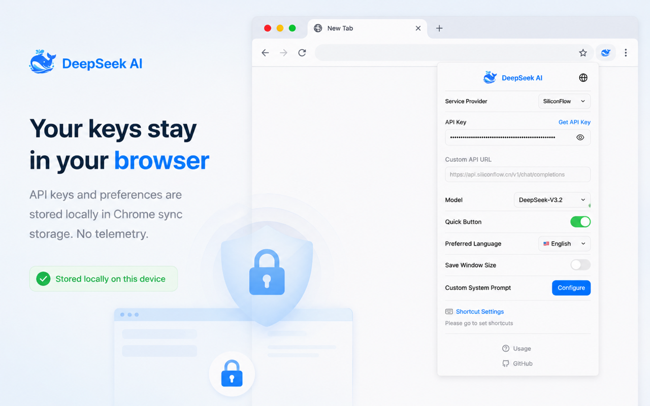 DeepSeek AI - Floating AI Chat - 截图 3