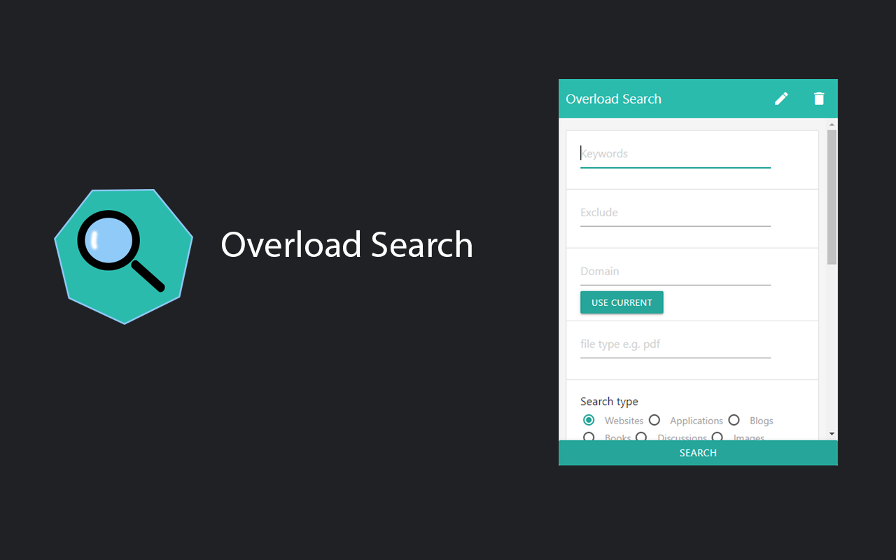 Overload Search - Advanced Google Search - 截图 1