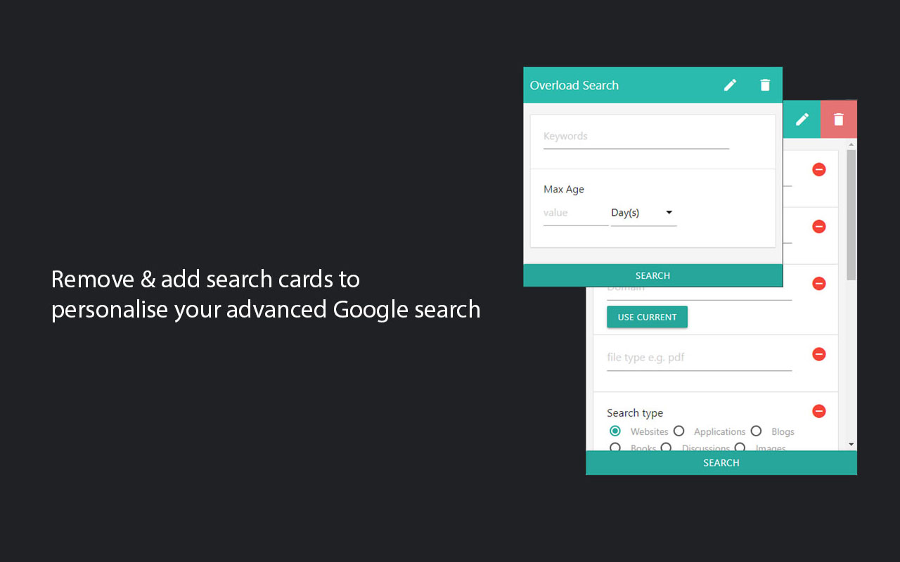 Overload Search - Advanced Google Search - 截图 4