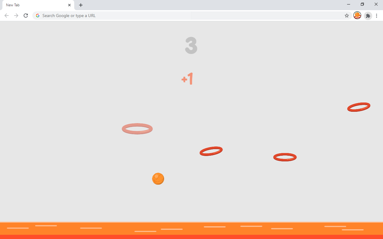 Flappy Basketball Game - 截图 1