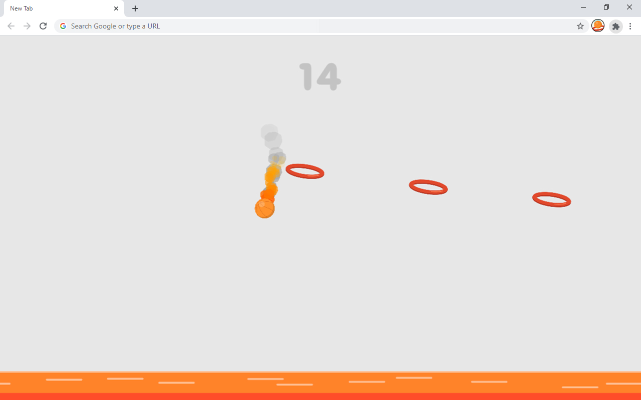 Flappy Basketball Game - 截图 2