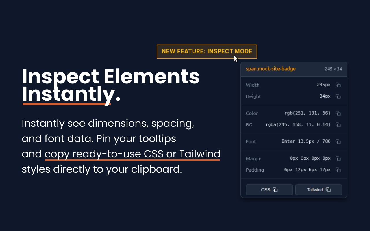 Page Ruler – CSS Inspector & Grid Overlay - 截图 3
