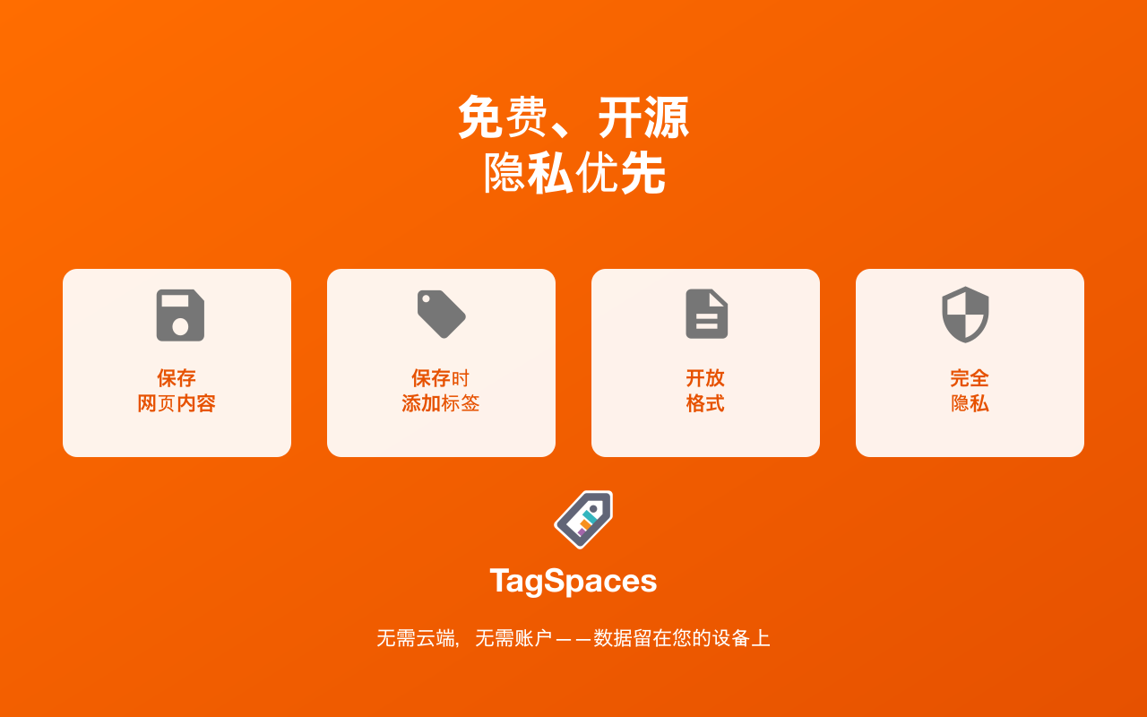 TagSpaces 网页剪辑器 - 截图 3
