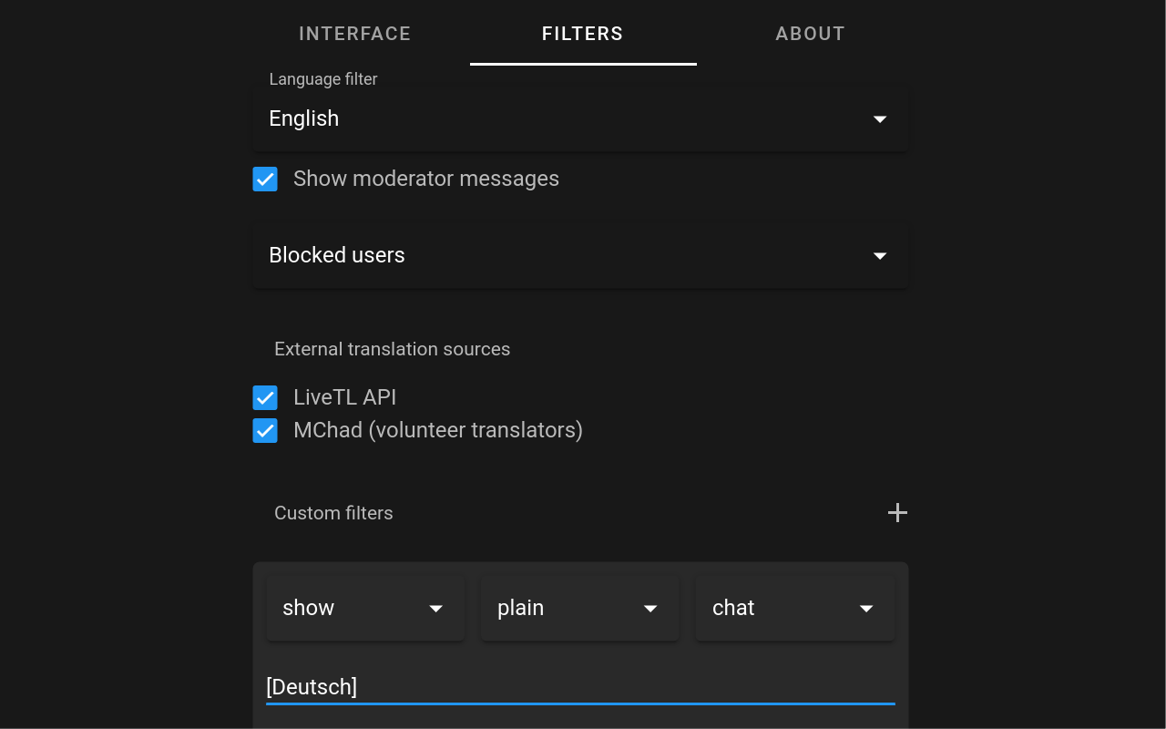 LiveTL - Translation Filter for Streams - 截图 5