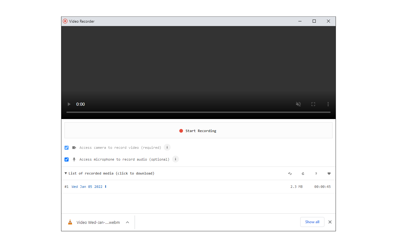 Video Recorder - 截图 1