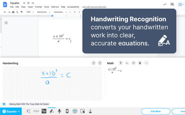 Equatio - Math made digital - 截图 2