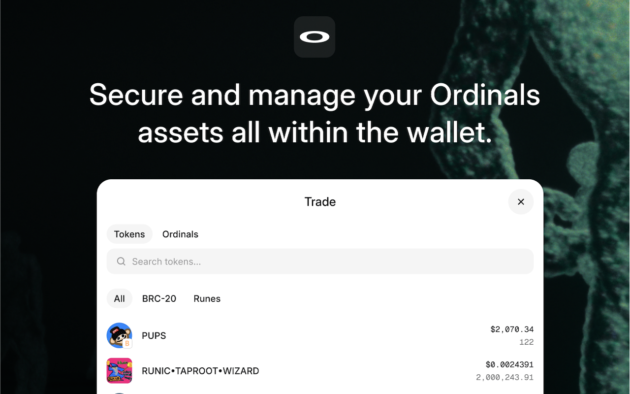 Oyl Wallet - Bitcoin & Ordinals Wallet - 截图 5