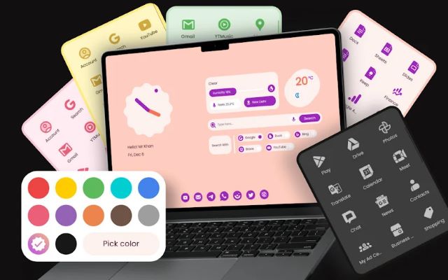 MYNT: Material You New Tab - 截图 5