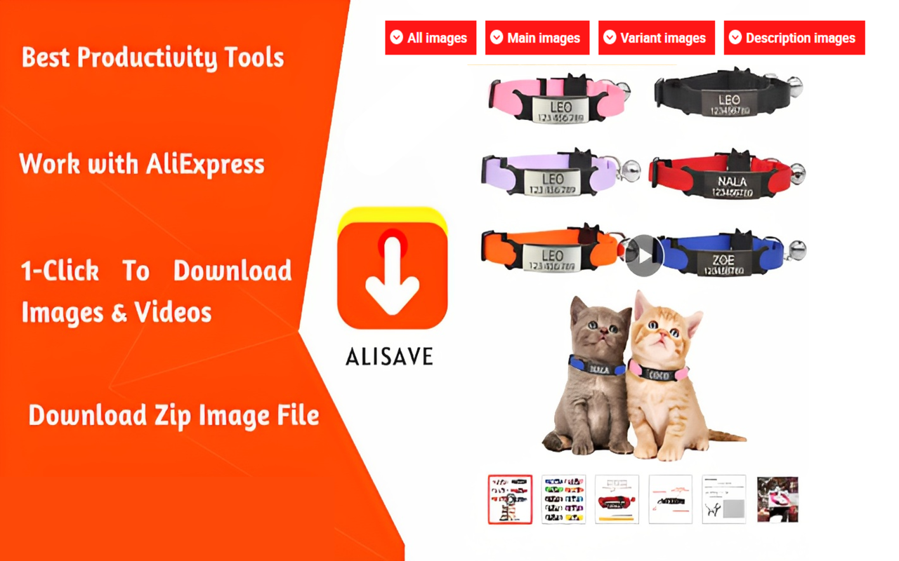 AliSave Pro - AliExpress Image & Video Downloader - 截图 2