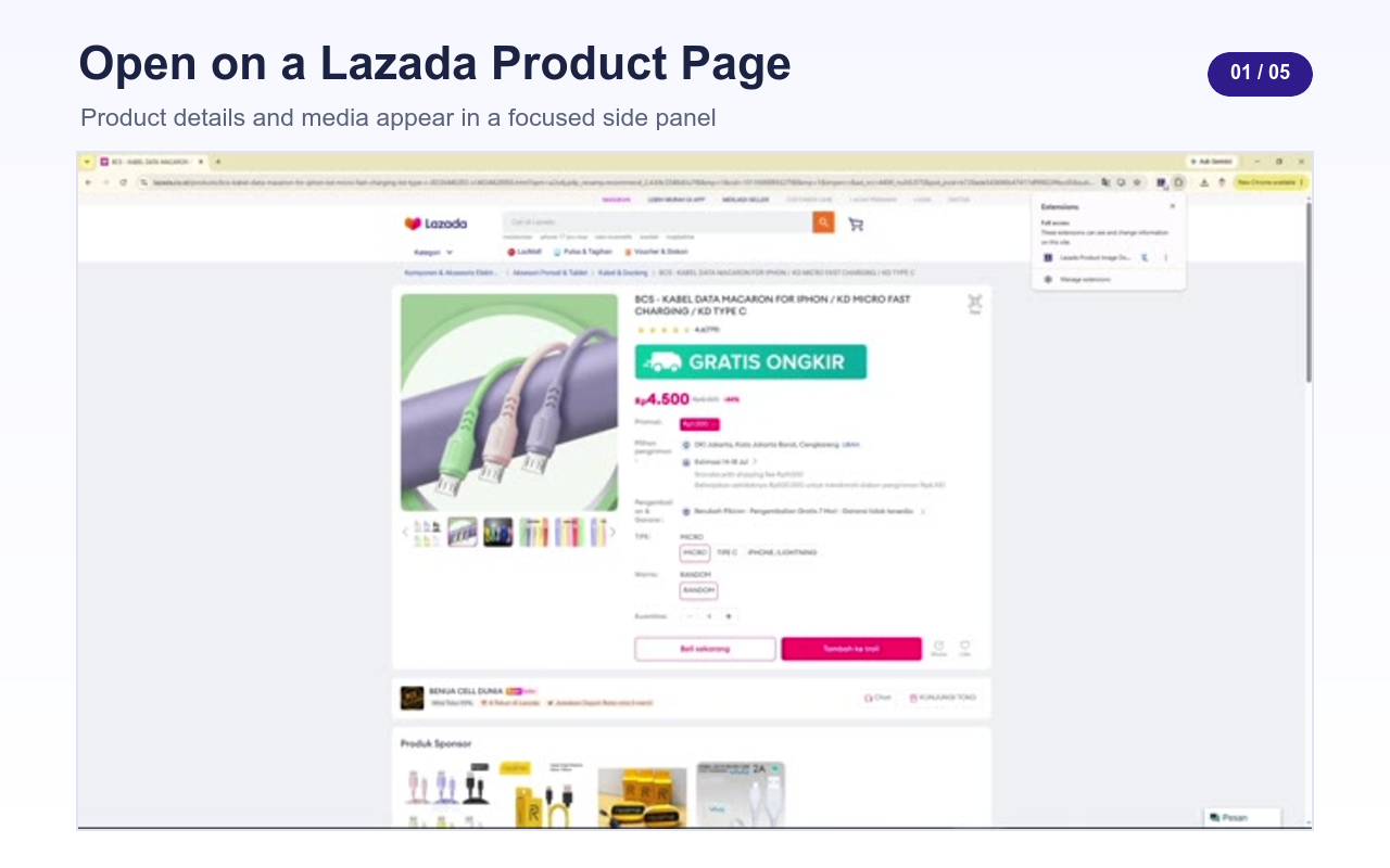 Lazada Product Image Downloader - 截图 4