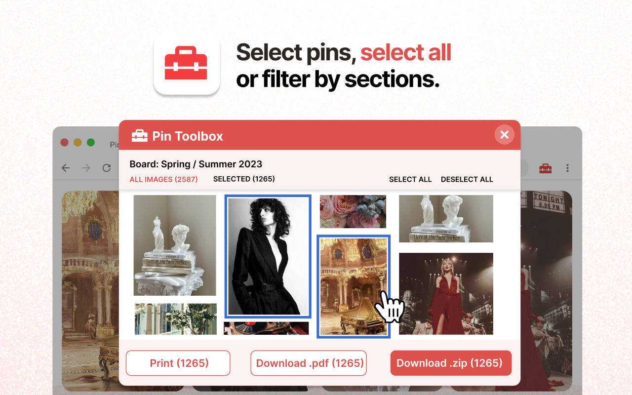 Pin Toolbox - Pinterest Board 下载器 - 截图 4