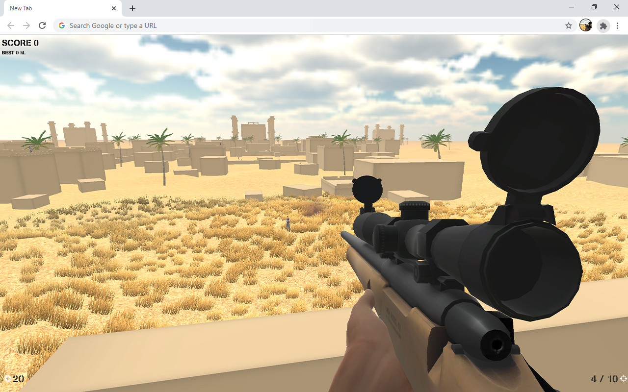 Sniper Gun Shooting Game - 截图 1