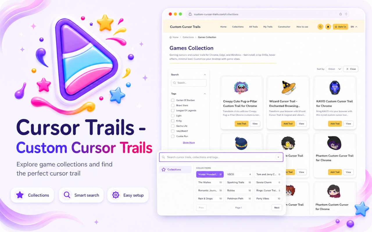 Cursor Trails - Custom Cursor Trails - 截图 2