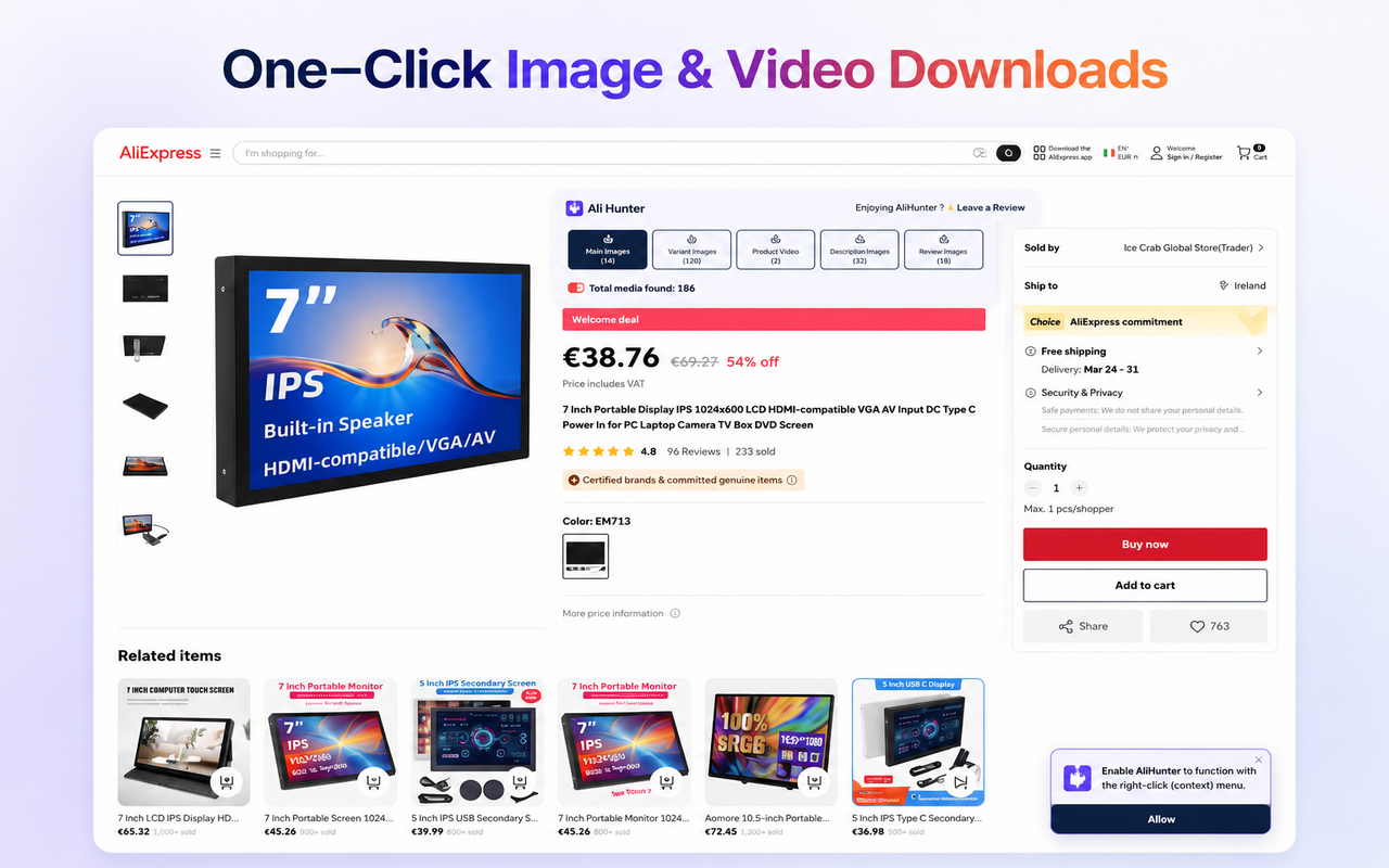 Ali Hunter - Aliexpress Dropshipping Center - 截图 3