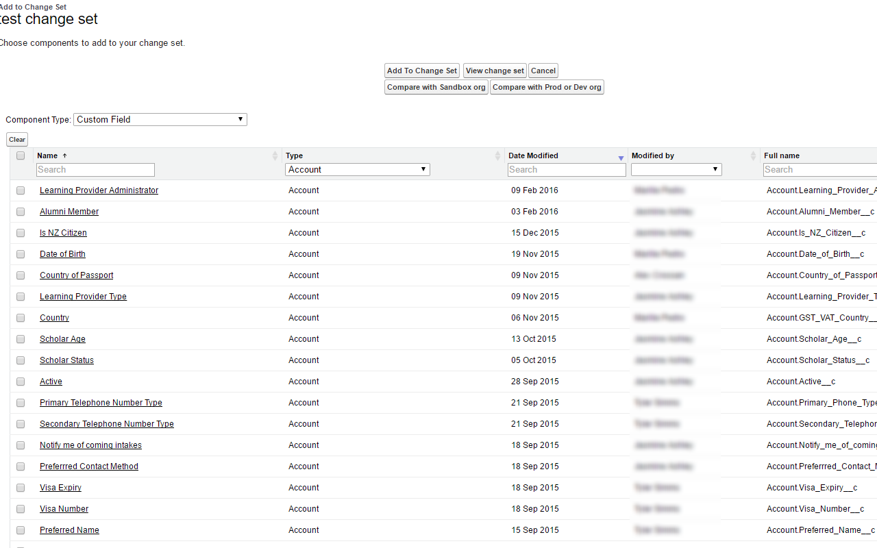 Salesforce Change Set Helper - 截图 3