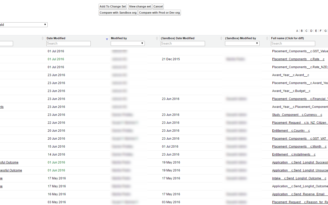 Salesforce Change Set Helper - 截图 4