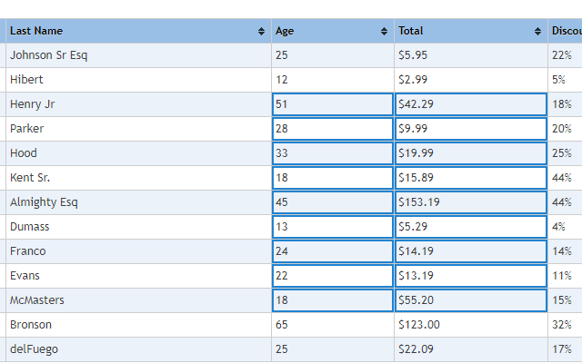 Table Range Select & Copy (Like in Firefox!) - 截图 2