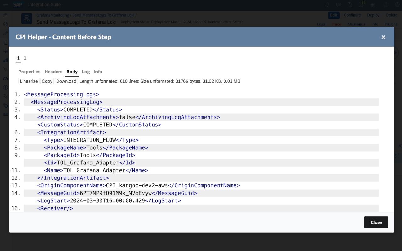 SAP CPI Helper - 截图 4