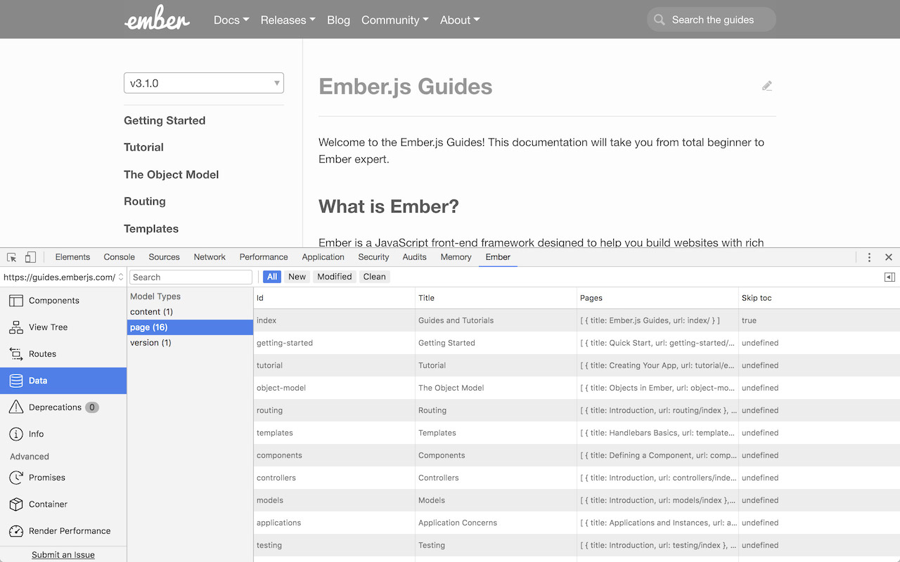 Ember Inspector - 截图 1
