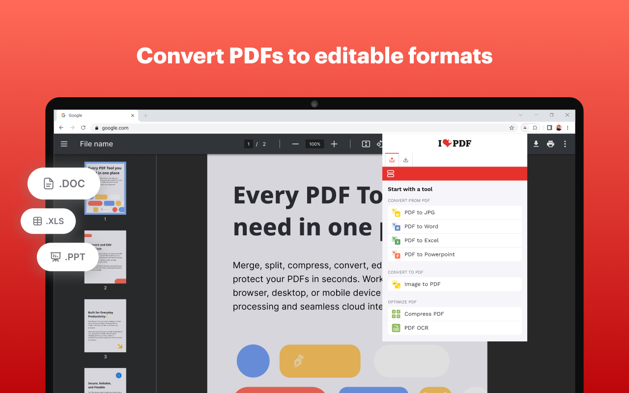 Online PDF tools | ilovepdf.com - 截图 2