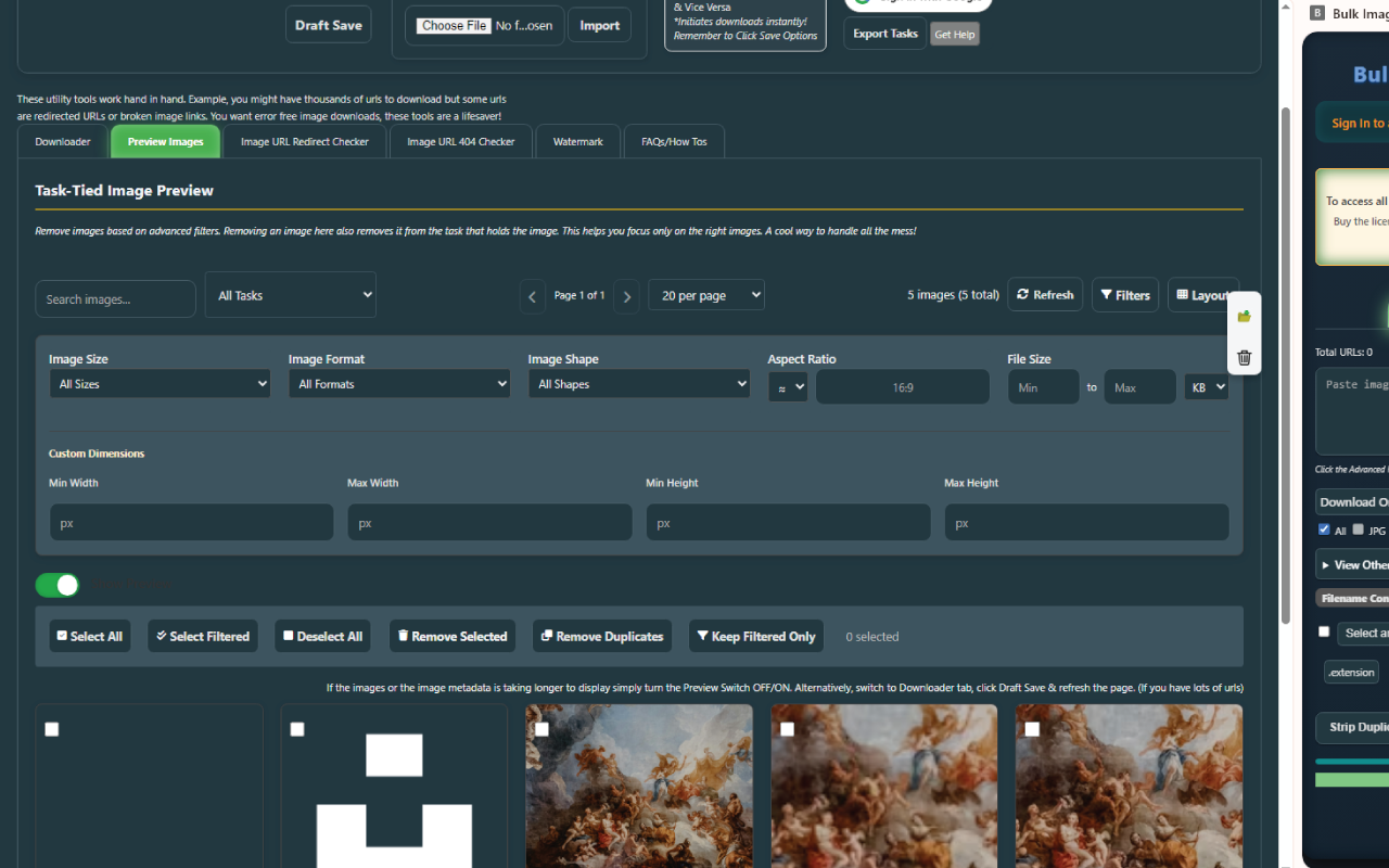 Bulk Image Downloader From Url List - 截图 2