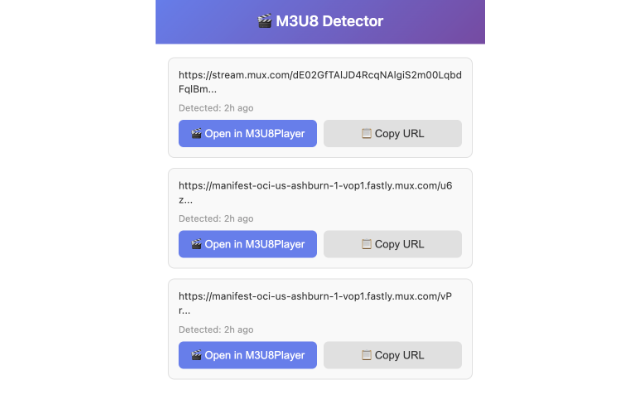 Video (M3U8/MP4/HLS) Downloader Assistant - 截图 1