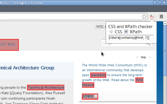 CSS and XPath checker - 截图 2