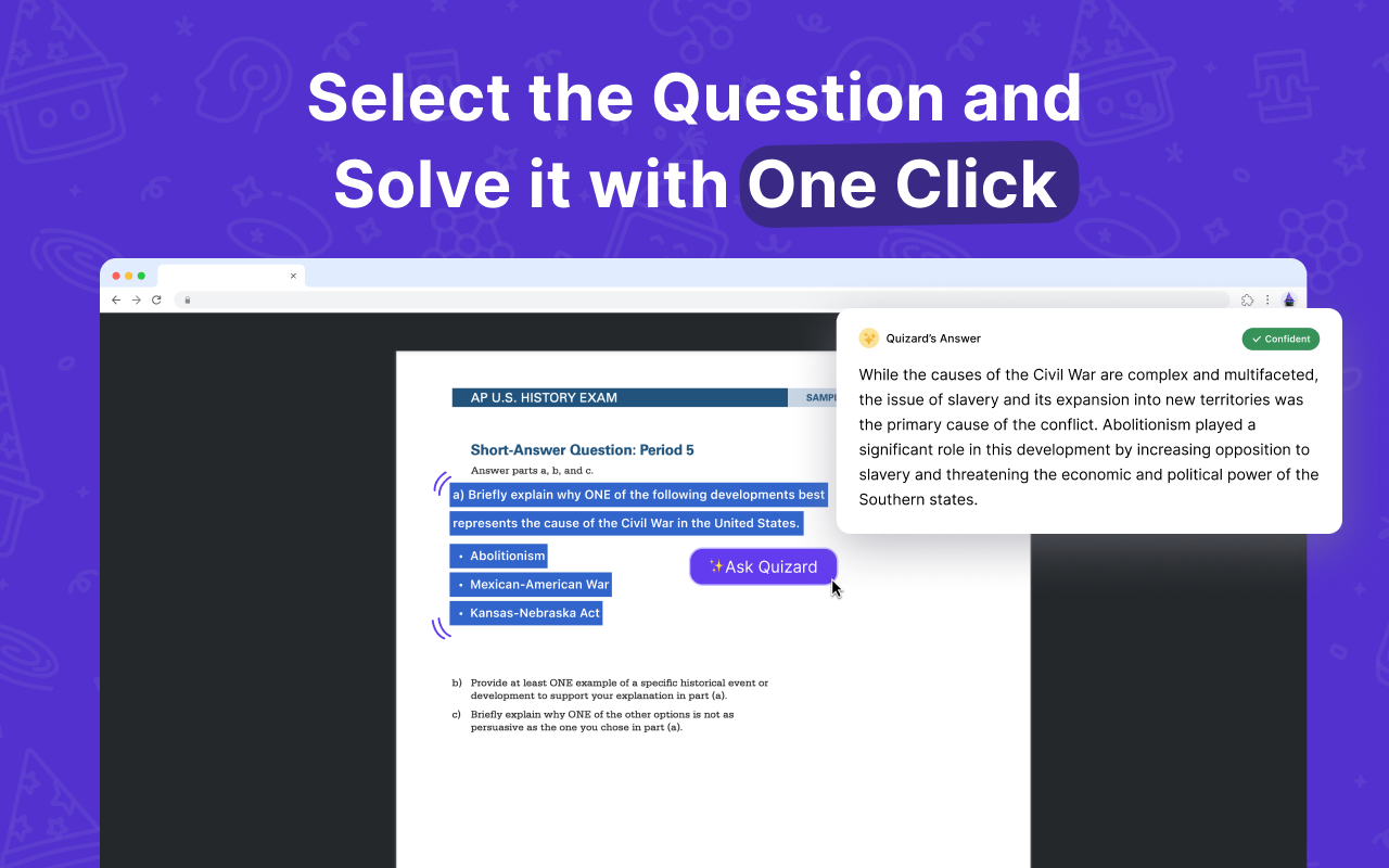 Quizard AI - Homework Tutor - 截图 2
