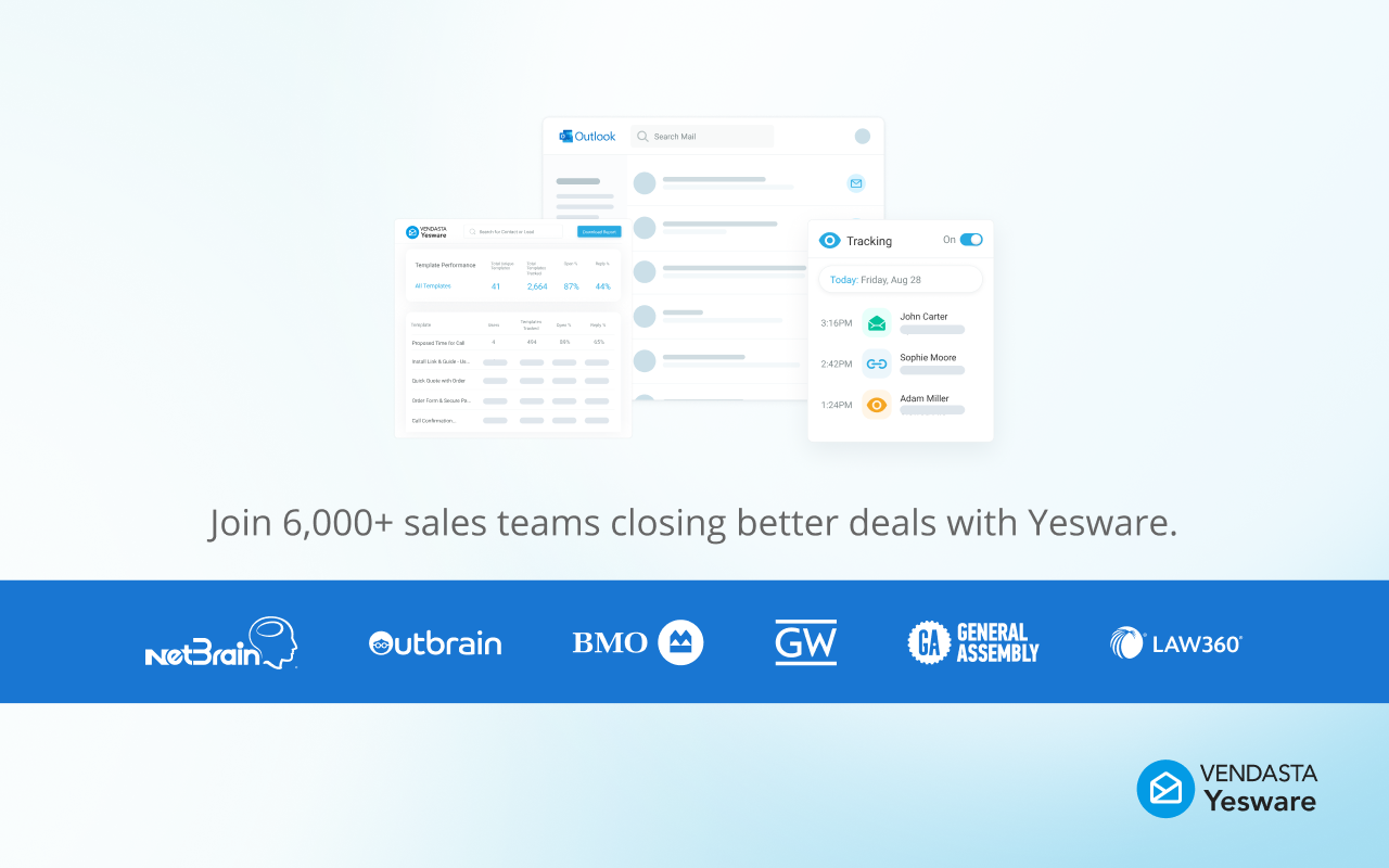 Vendasta Yesware: Smart Sales Outreach From Your Inbox - 截图 1