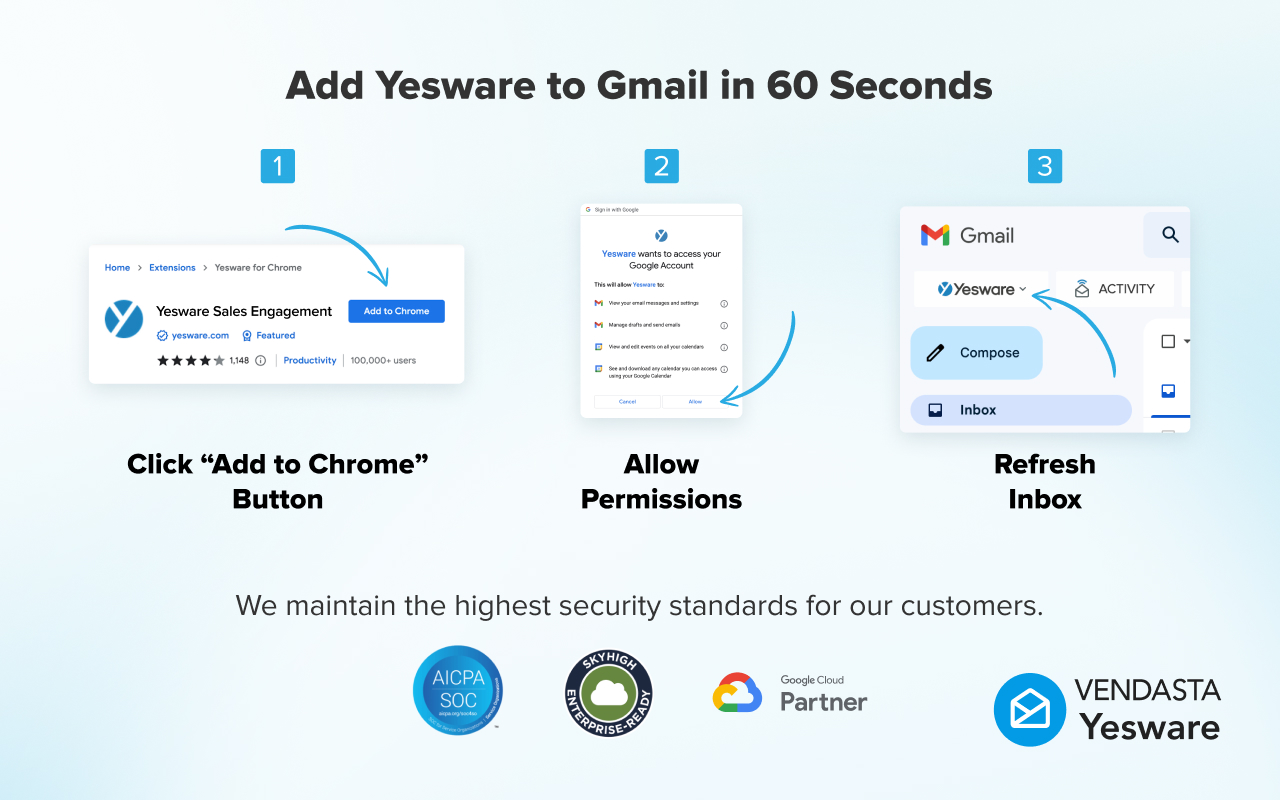 Vendasta Yesware: Smart Sales Outreach From Your Inbox - 截图 2