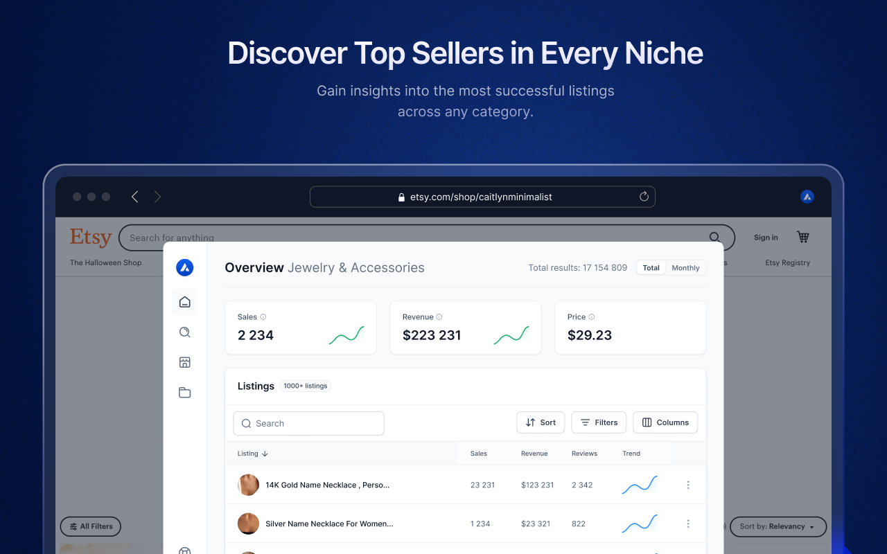Alura: All-in-One Etsy Seller Solution - 截图 1