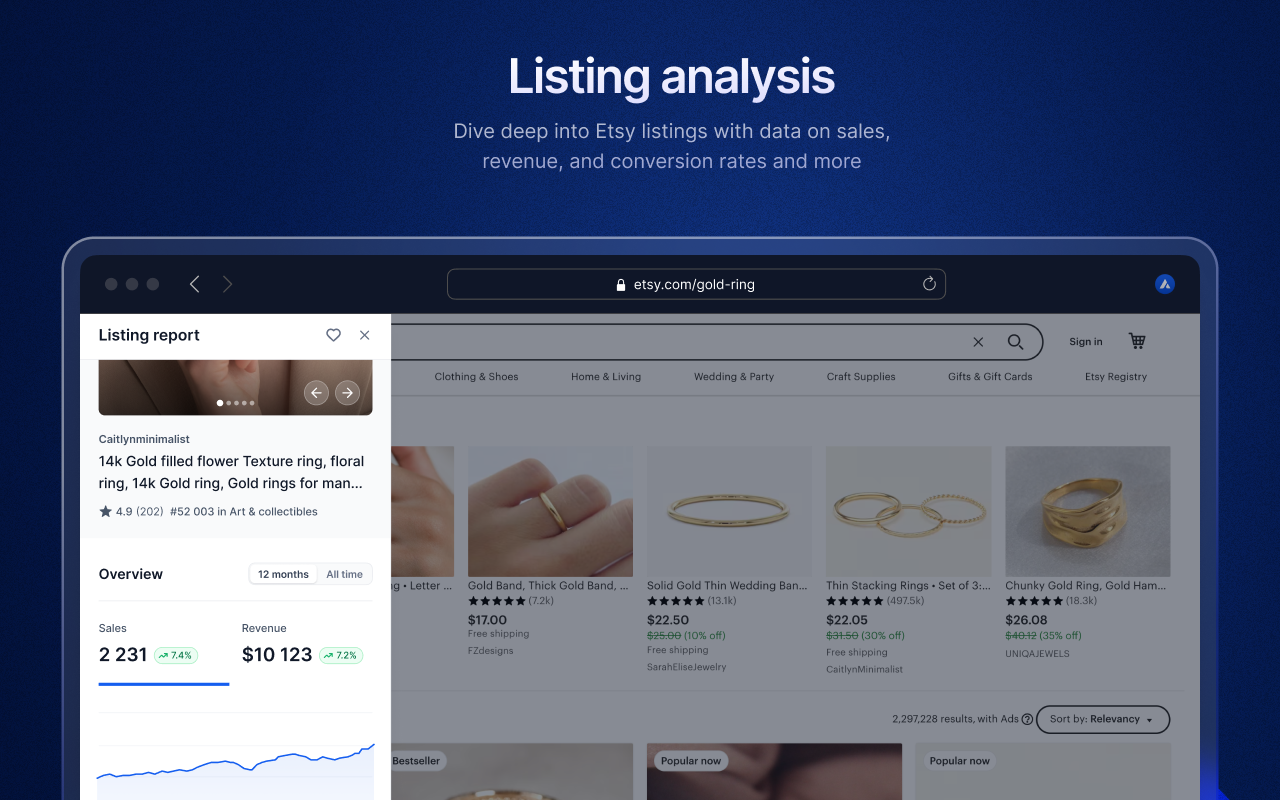 Alura: All-in-One Etsy Seller Solution - 截图 3