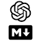 ChatGPT to Markdown