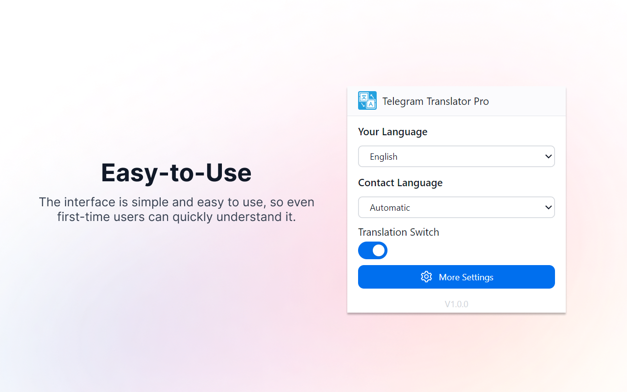 Telegram 翻译器 Pro - 沉浸式双语聊天翻译 - 截图 3