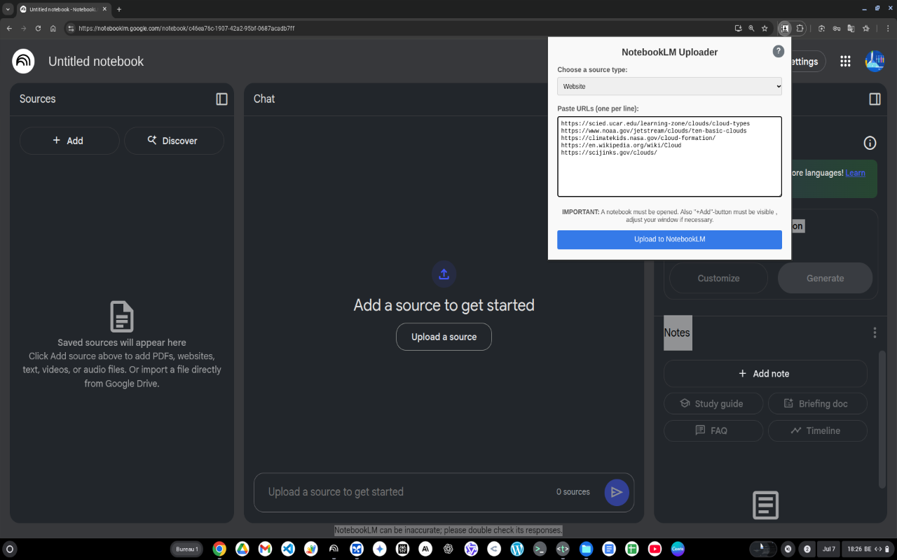 NotebookLM Source Uploader - 截图 2