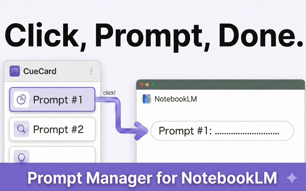 Prompt Manager for NotebookLM - 截图 1