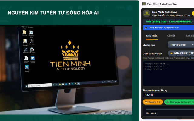 Tiến Minh Auto Flow Pro - 截图 1