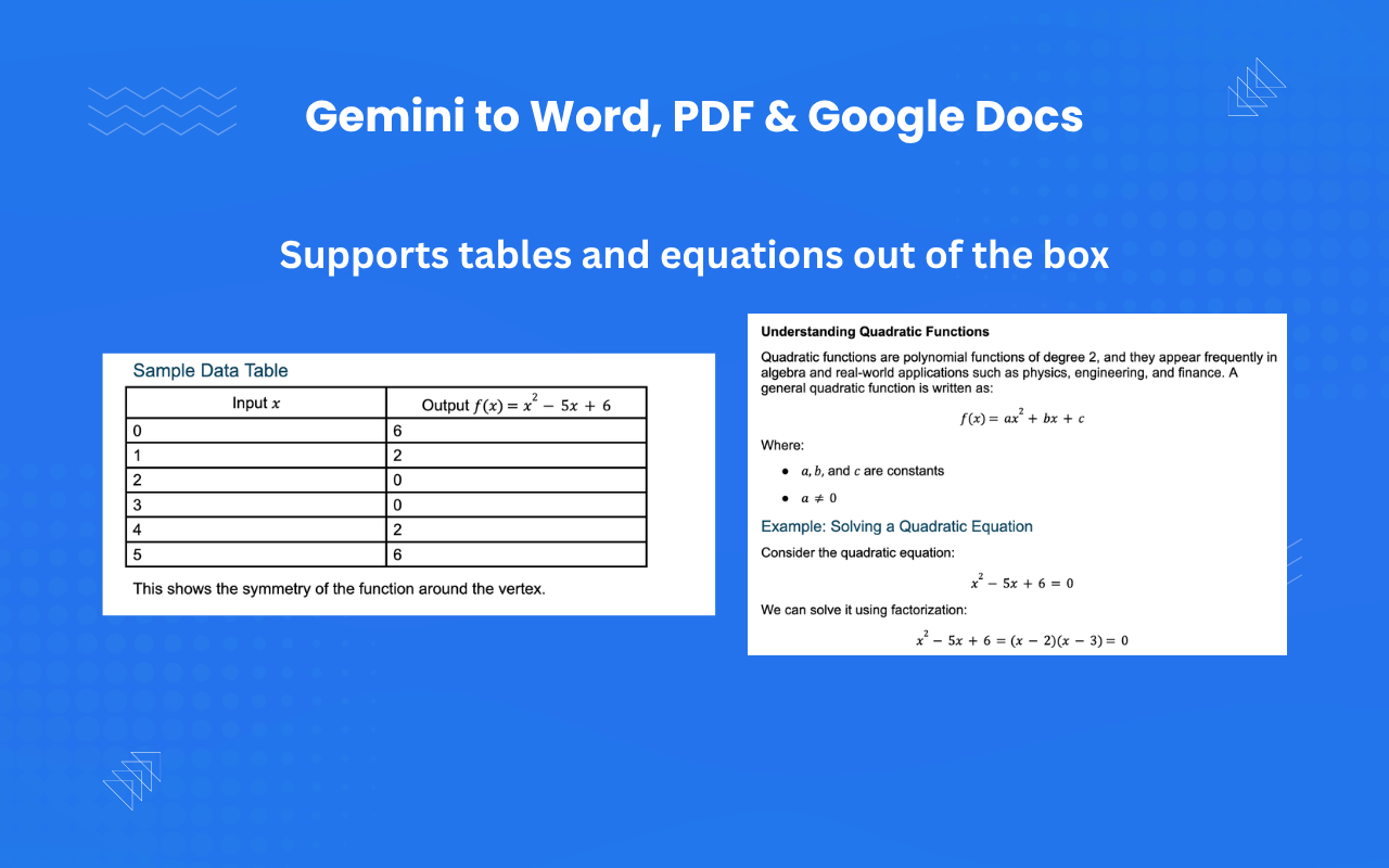 AI Chat to Word, PDF & Google Docs - for Gemini - 截图 2