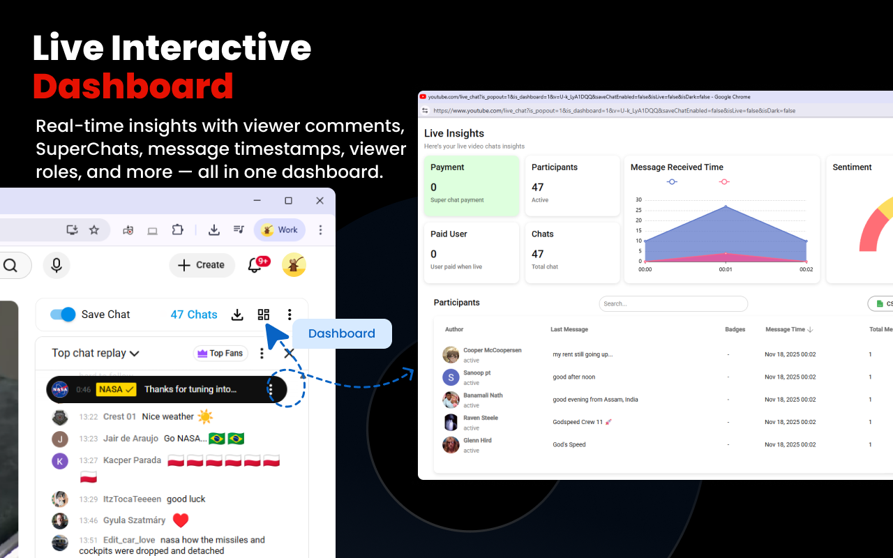 Comment Stack - Save Live Chats for YouTube™ - 截图 4