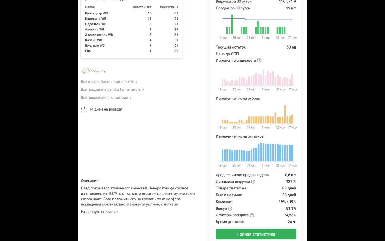 SaleFlow - аналитика Wildberries и OZON - 截图 3
