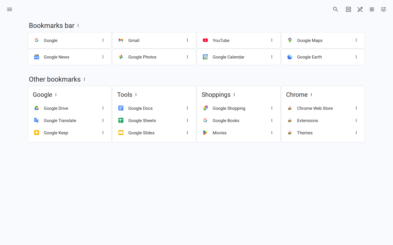 Bookmarks@newtab - 截图 4