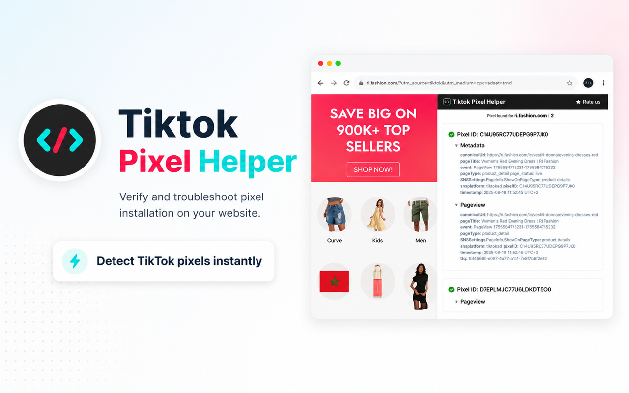 Tiktok PIxel Helper - 截图 1