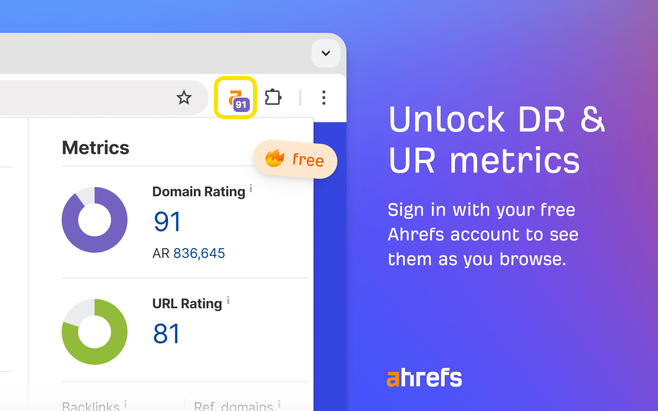 Ahrefs SEO Toolbar - 截图 4