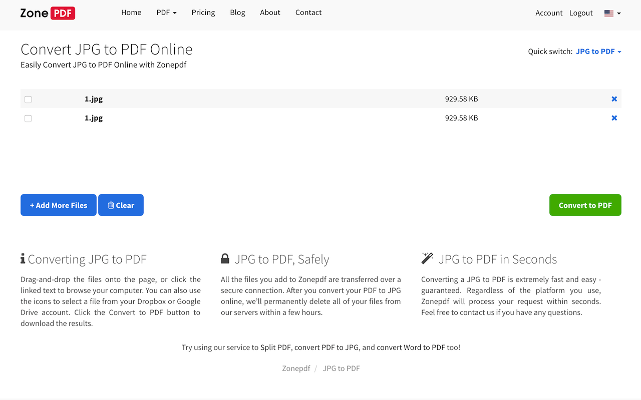 JPG to PDF - 截图 2