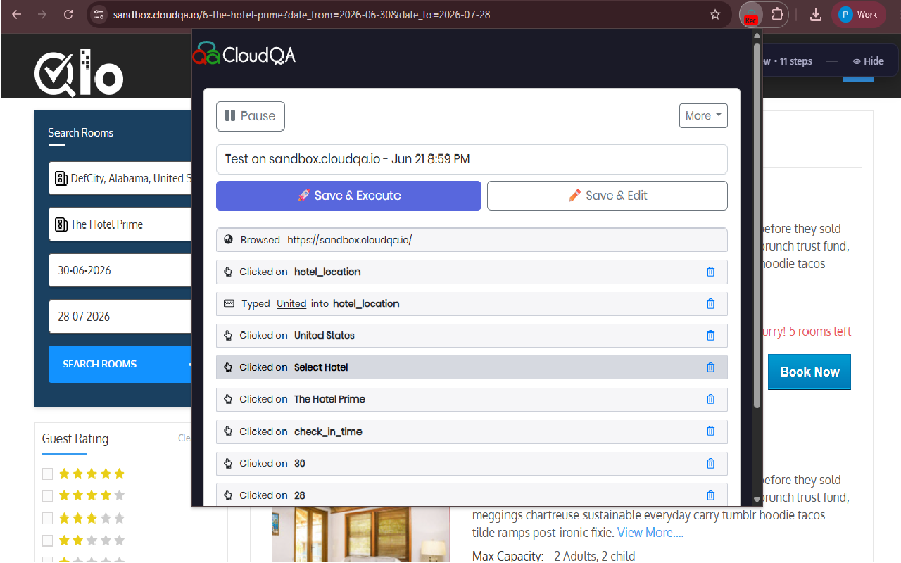 CloudQA | The Functional Testing Cloud - 截图 4