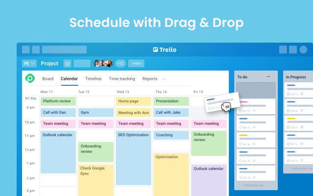 Trello 專用行事曆和追蹤程式 - 截图 1