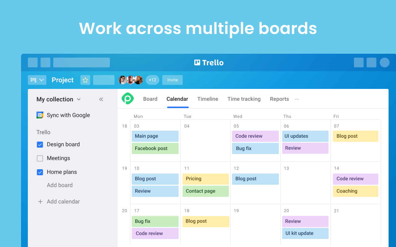 Trello 專用行事曆和追蹤程式 - 截图 4