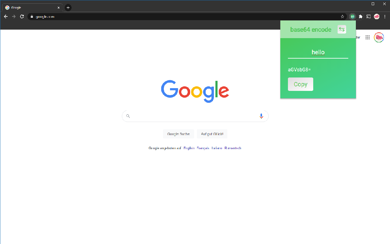 base64 en- and decoder - 截图 2